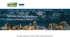 Desktop Screenshot of ethicsinbusinessnm.com